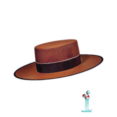 Sombrero cañero panamá marrón