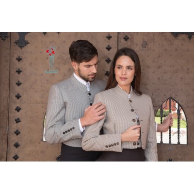 Traje campero Pata de Gallo combinado