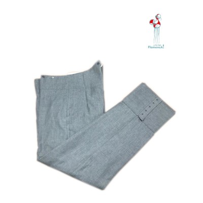 CALZONA CAMPERA FORRADA CON CAIRELES GRIS TALLA 48