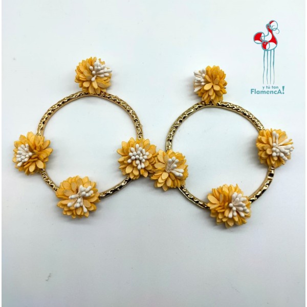 Pendientes de flamenca en varios colores