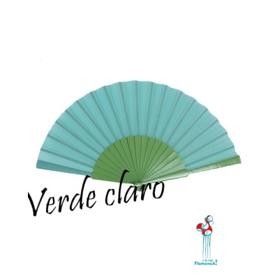 Abanico pericón verde claro