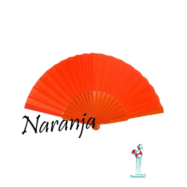 Abanico pericón naranja
