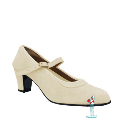 Zapato flamenco amateur crudo 1 correa