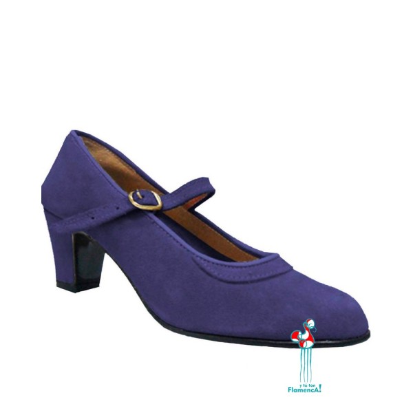Zapato flamenco amateur morado