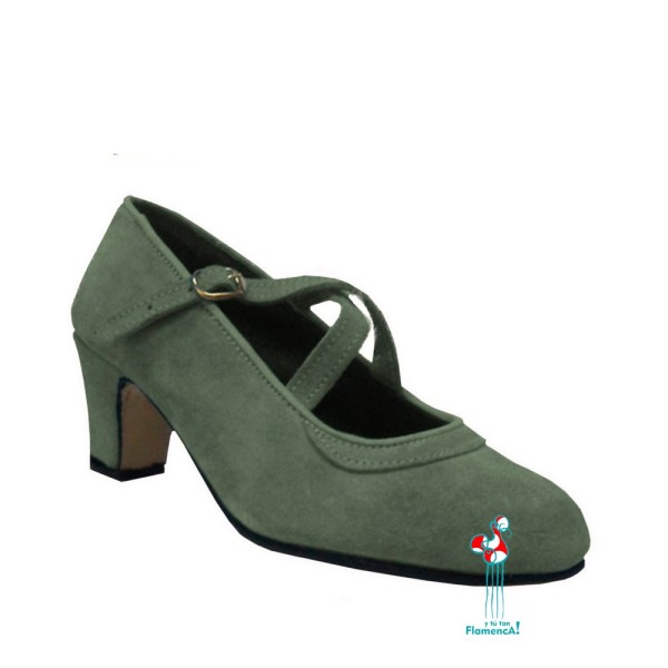 Zapato flamenco gris Modelo ante 75 Talla 37
