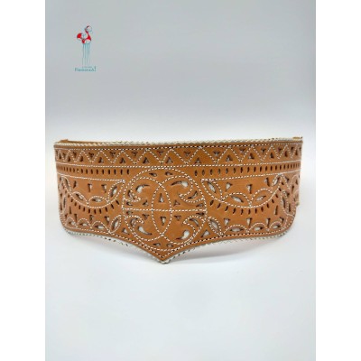 CINTURÓN DE PIEL ARTESANO
