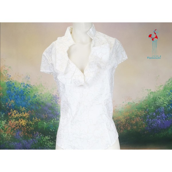 Camisa de flamenco talla L
