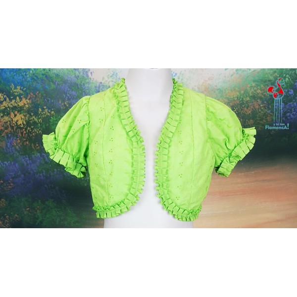 Bolero de flamenco para niña talla 12