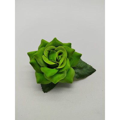 Flor verde de flamenca para niña