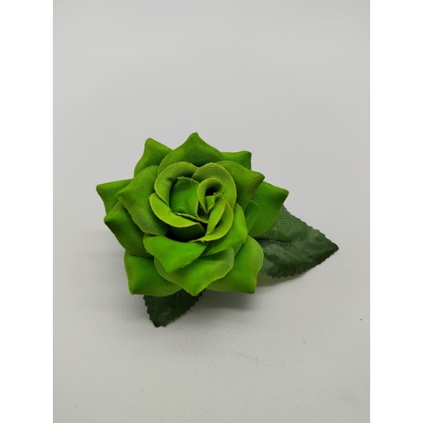 Flor verde de flamenca para niña