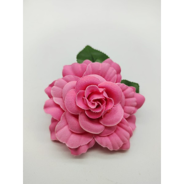 Flor de flamenca rosa para niña