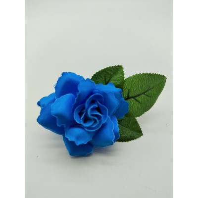 Flor azulón de flamenca para niña