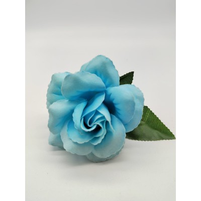 Flor celeste de flamenca para niña