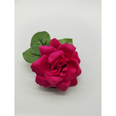 Flor fucsia de flamenca para niña