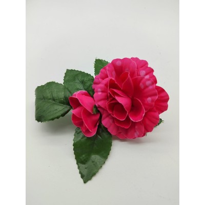 Flor fucsia de flamenca para niña