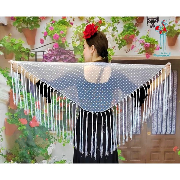 Pico de flamenca de plumeti blanco