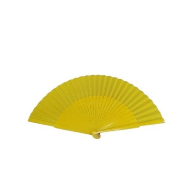 Abanico pericón amarillo niña