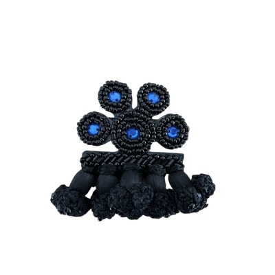 Broche alamar negro