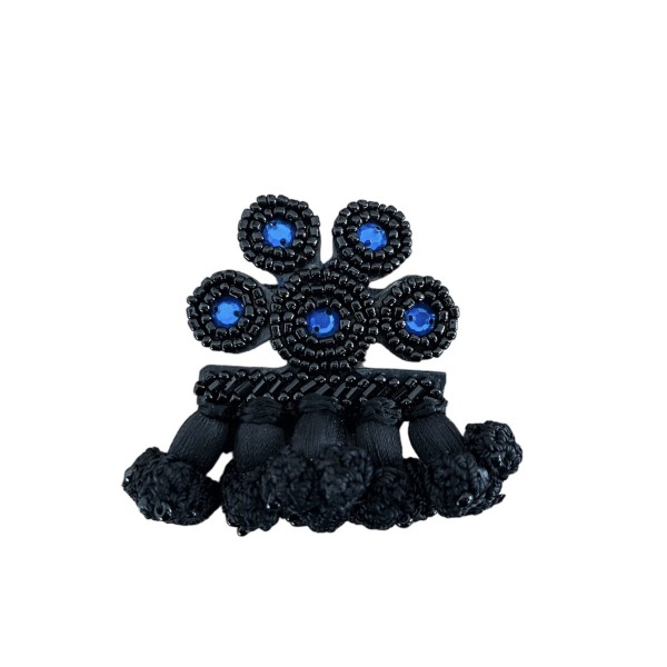 Broche alamar negro