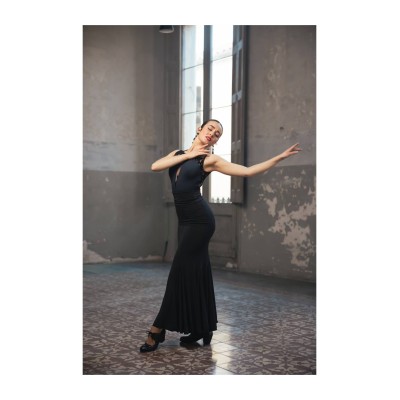 Falda de flamenca roja Orgalla | Tienda de ropa flamenca