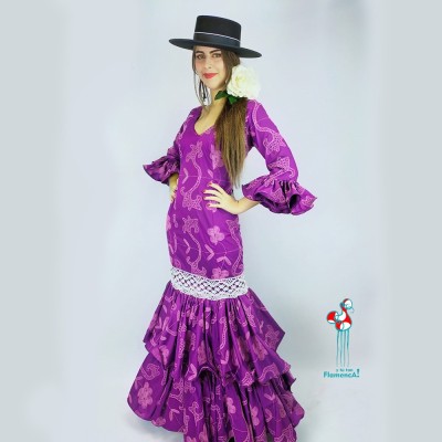 Trajes  de flamenca baratos outlet modelo Milano Talla 38