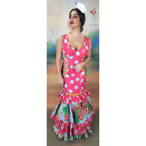 Traje de flamenca Alcazaba Talla 42