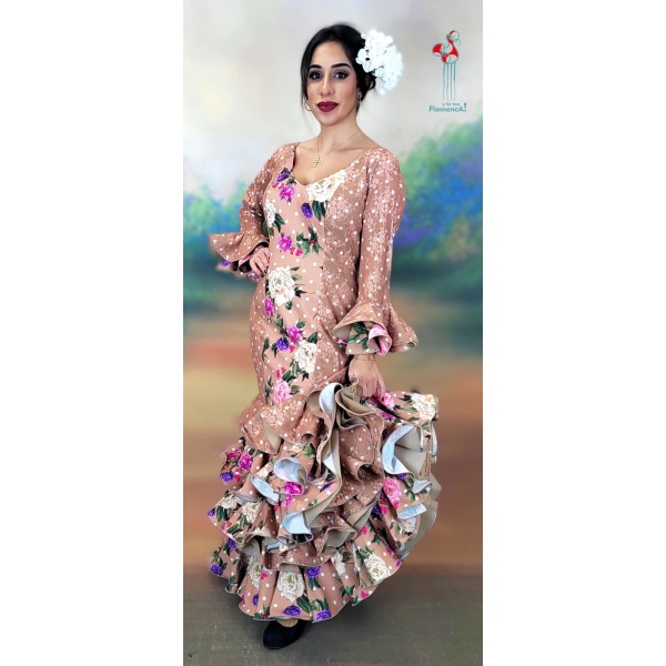 Traje de flamenca Gema Talla 44