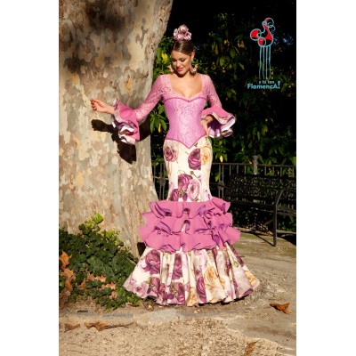 TRAJE DE FLAMENCA SERENATA Talla 46