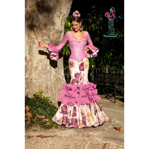 TRAJE DE FLAMENCA SERENATA Talla 46