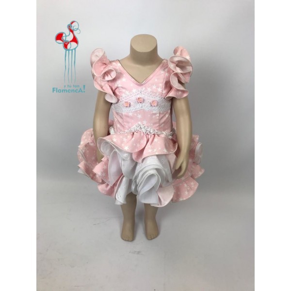 Traje de flamenca Outlet. Modelo Marisol Talla 1