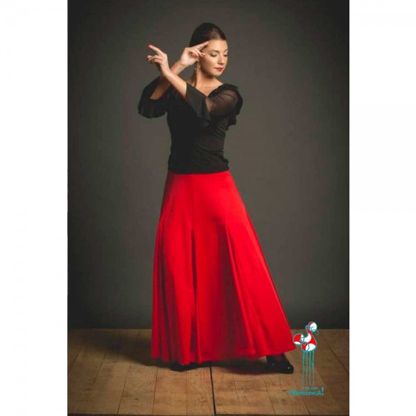 Falda de ensayo para baile flamenco. Modelo Español