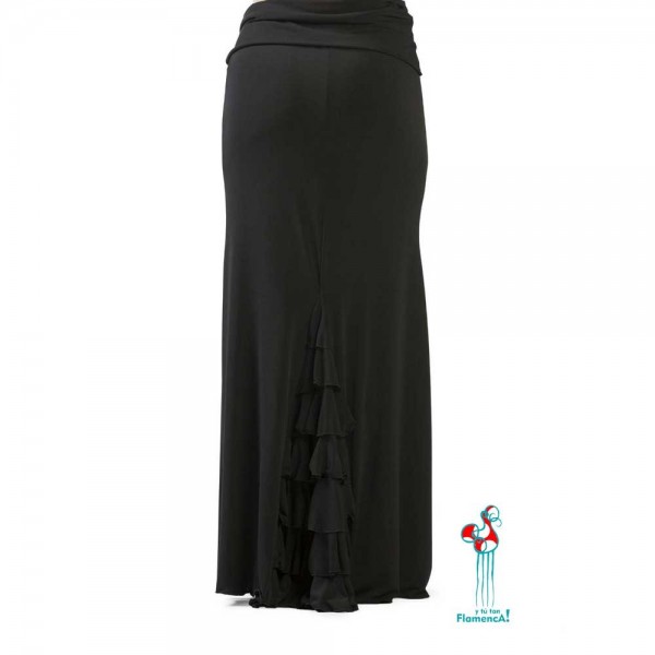 Falda de baile flamenco negra- MONROY - Faldas flamencas de MUJER<