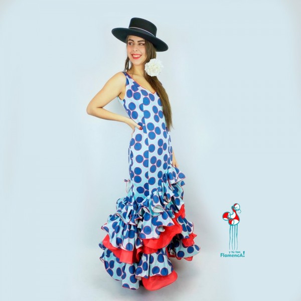 Traje de flamenca outlet modelo Adela talla 36
