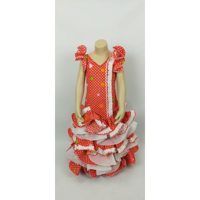 Traje de flamenca Outlet. Modelo Señorío Talla 5