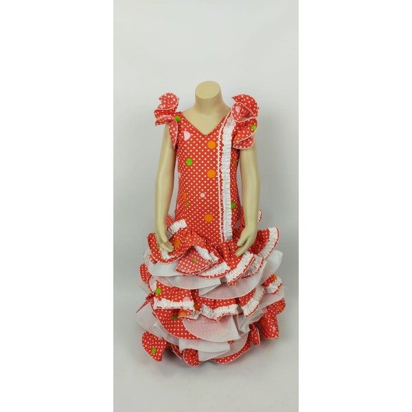Traje de flamenca Outlet. Modelo Señorío Talla 5