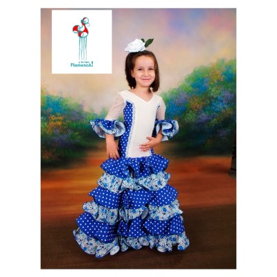Traje de flamenca Outlet. Modelo Alhelí talla 5
