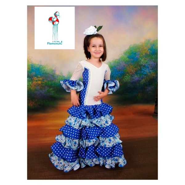 Traje de flamenca Outlet. Modelo Alhelí talla 5