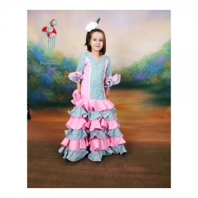 Traje de flamenca Outlet. Modelo Alheli talla 6
