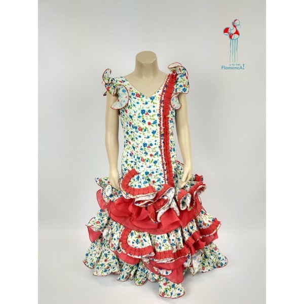Traje de flamenca Outlet. Modelo Primor Talla 8