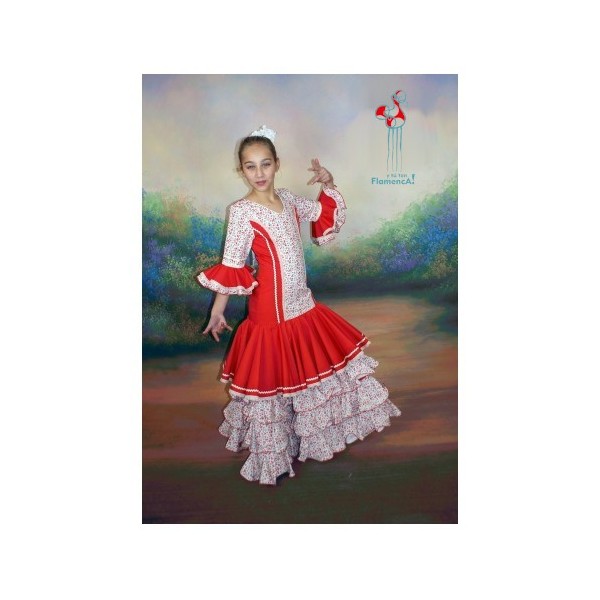 Traje de flamenca Outlet. Modelo Sueño talla 8