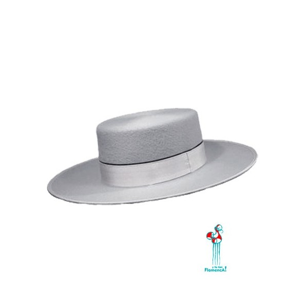 Sombrero cordobés -plata- adulto