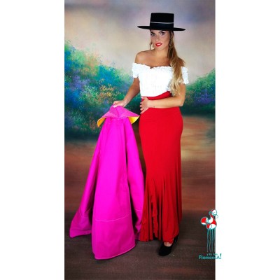 Camisa flamenca blanca