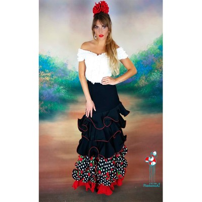 Camisa flamenca blanca