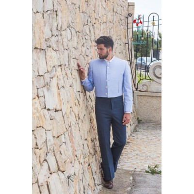 Traje campero Nápoles combinado rayas