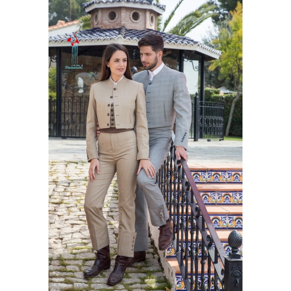 Traje campero príncipe de Gales.