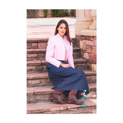 Traje 500 rayas combinado