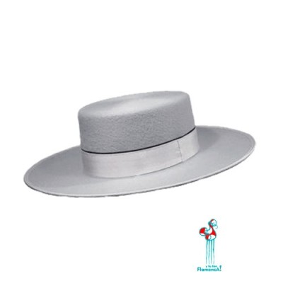Sombrero cordobés -plata- adulto