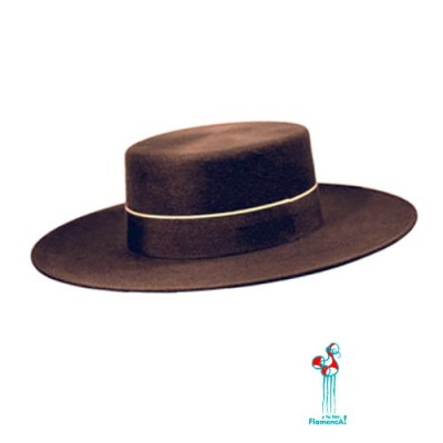 Sombrero cordobés -marrón- adulto